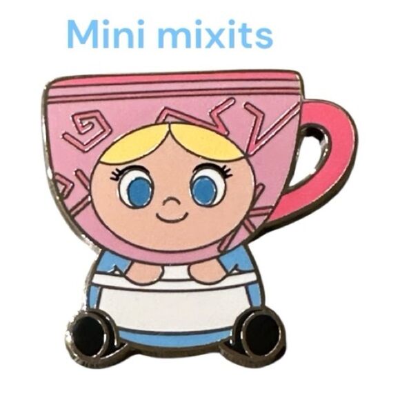 Disney Jewelry - Disney 2025 Mini MixIts Mix Its Mystery Alice Pink Teacup Hat Disney Pin